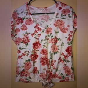 Full circle trends flower shirt